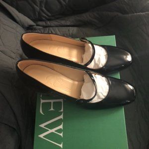 J Crew NEW Patent Black Mary Jane Shoes